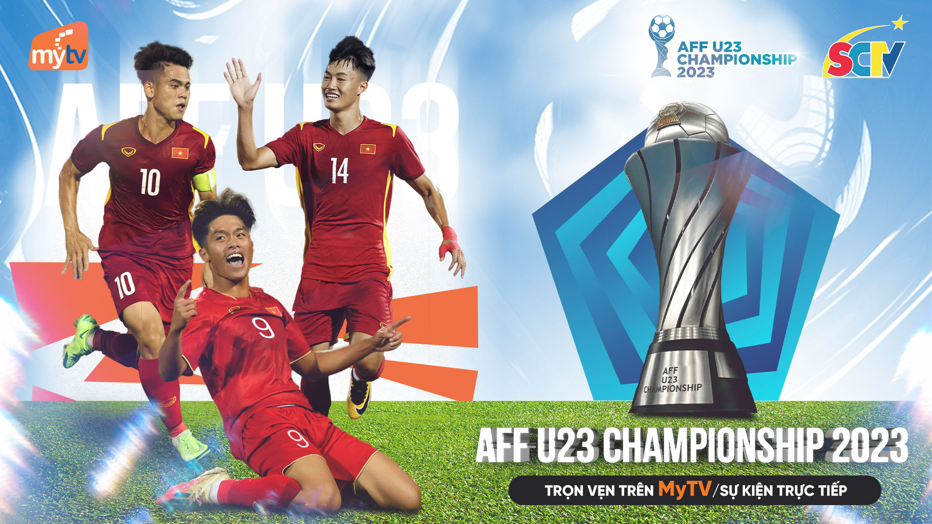 Giải U23 Đông Nam Á 2023 phát trực tiếp trên truyền hình MyTV