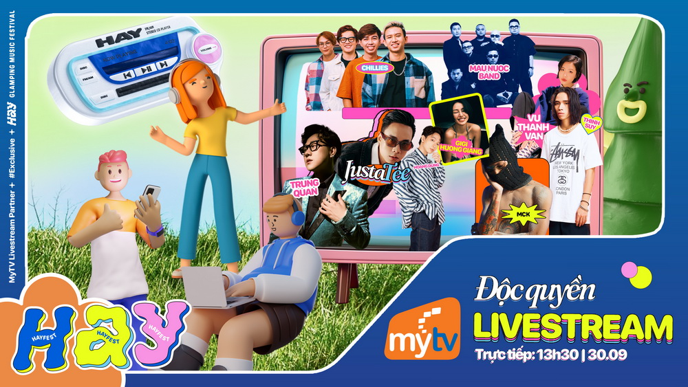 Truyền hình MyTV bảo trợ truyền thông và độc quyền phát trực tiếp Lễ hội âm nhạc quốc tế Hay Fest 2023