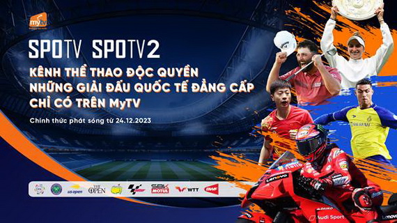 Truyền hình MyTV cung cấp độc quyền chùm kênh thể thao SPOTV tại Việt Nam
