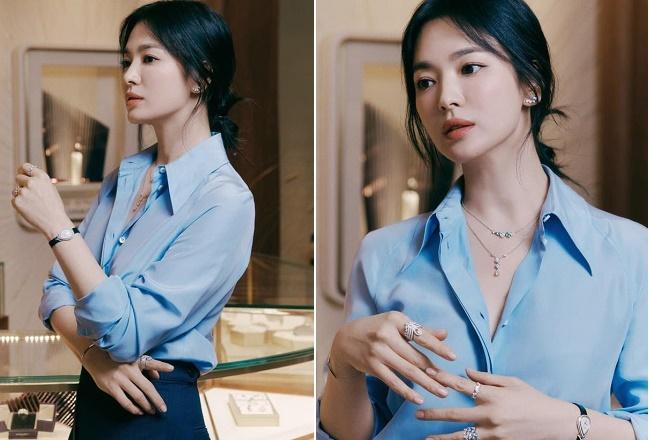 Song Hye Kyo trẻ trung, xinh đẹp cuốn hút với trang phục đơn giản