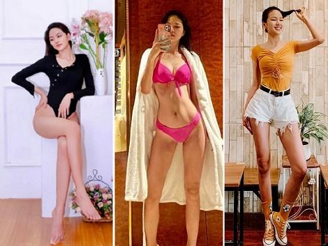 Thí sinh Hoa hậu Việt Nam 2020 sở hữu đôi chân dài 1,21m