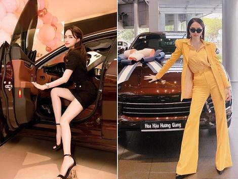 Choáng ngợp bộ sưu tập xe hơi vài chục tỷ của Hương Giang ở tuổi 29