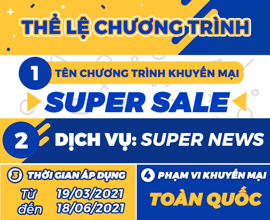 Super News gia hạn chương trình khuyến mại Super Sale thêm 60 ngày