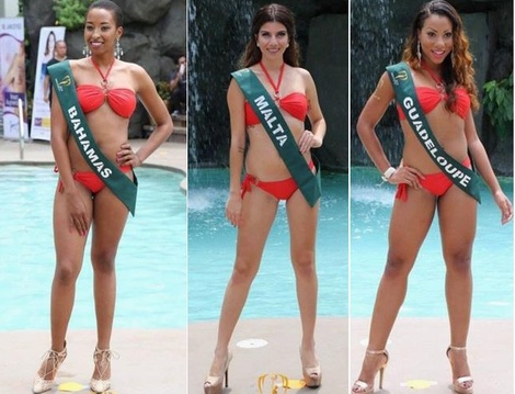 Tròn mắt vì những vòng eo bánh mỳ 81cm tại Hoa hậu Trái Đất 2016