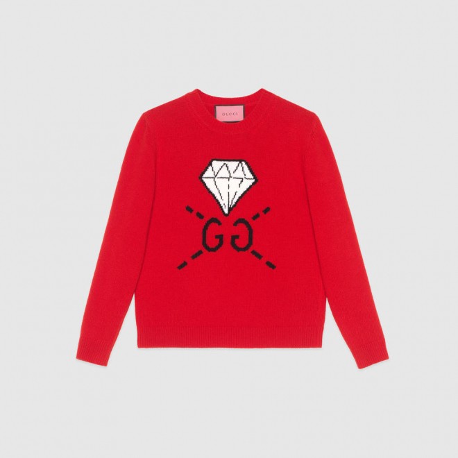 GucciGhost knit top 980 USD.