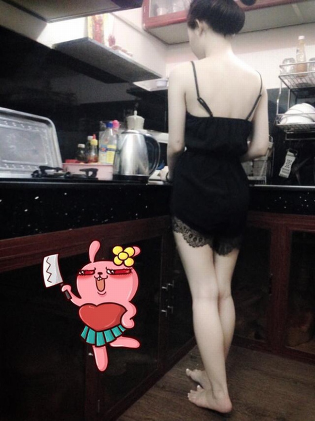 Phương Trang cũng rất chịu khó vào bếp và... đăng tải ảnh chia sẻ ảnh lên facebook.
