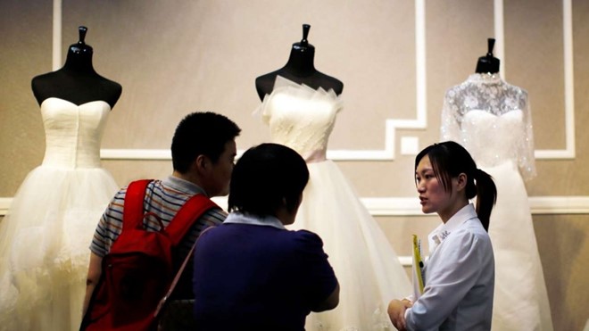 Số vụ ly hôn ở Trung Quốc có xu hướng gia tăng trong nhiều năm trở lại đây. Ảnh: 