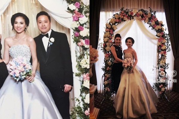 Đám cưới của Đinh Ngọc Diệp và Victor Vũ diễn ra cả ở Việt Nam và Mỹ