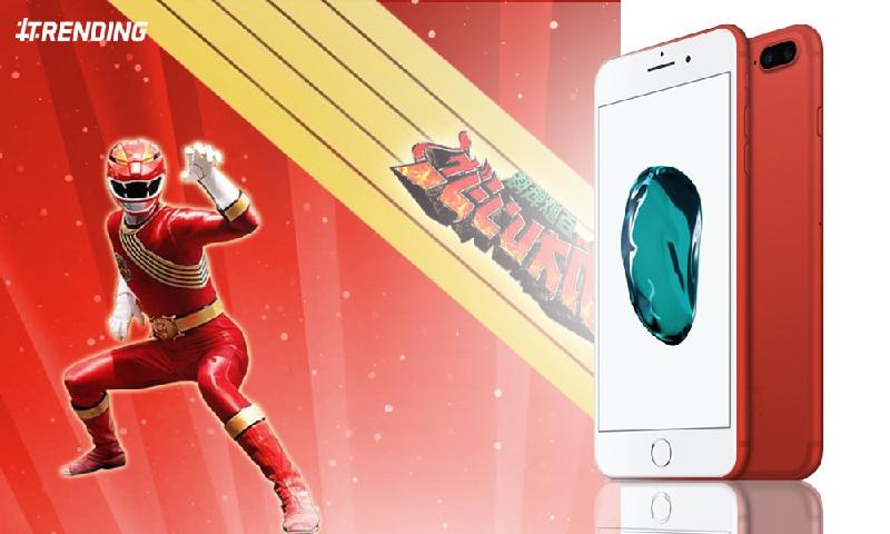 Rất dễ liên tưởng iPhone 7 và 7 Plus Red chính là trang bị của siêu nhân Đỏ. 