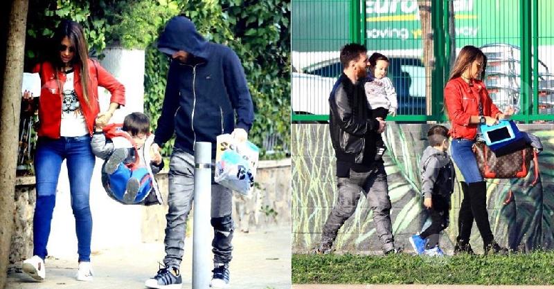 Messi dạo phố mua sắm cùng gia đình