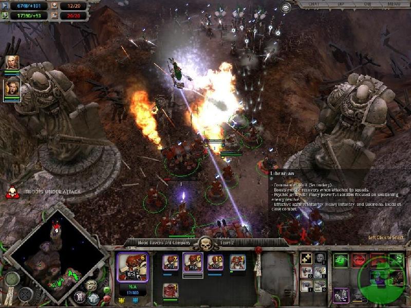 Warhammer 40.000: Dawn of War: Game có cách xây dựng, khai thác, nâng cấp và chiến đấu chặt chẽ, lối chơi thu hút. Phần âm thanh và đồ họa cũng truyền tải được sự khốc liệt của cuộc chiến, đưa trò chơi trở thành một trong những game chiến thuật hay nhất.