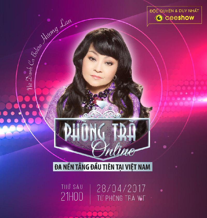Danh ca Bolero Hương Lan hát ca khúc 'gây sốt' về mẹ tại phòng trà online CeeShow