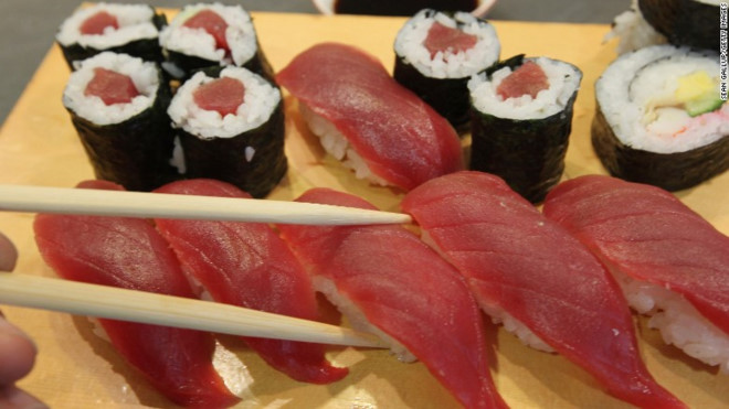 Sushi được coi là một trong những loại thực phẩm tốt cho sức khỏe. Ảnh: Sean Gallup/Getty Images.