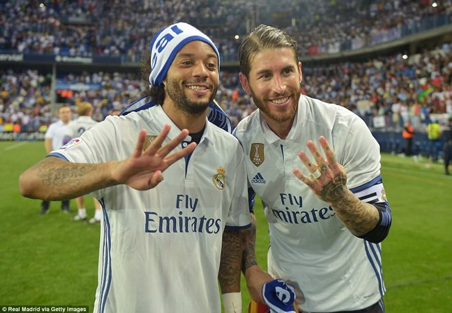 Marcelo và Ramos - những ngôi sao không thể thiếu với Real Madrid.