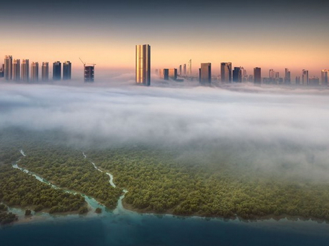 Kỳ ảo đường chân trời ở Abu Dhabi
