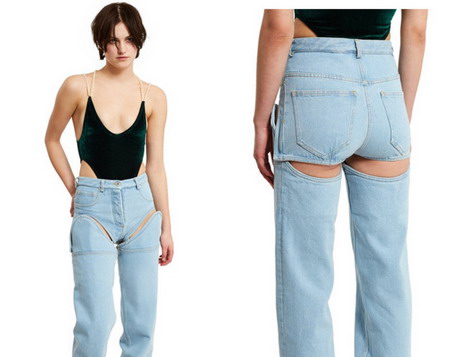 Lại xuất hiện kiểu quần jeans lạ trong làng mốt