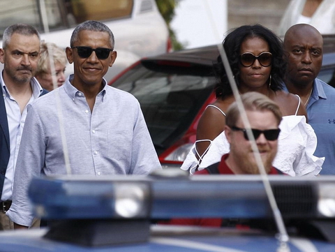Kỳ nghỉ xa hoa và lắm đặc quyền của nhà Obama tại Italy
