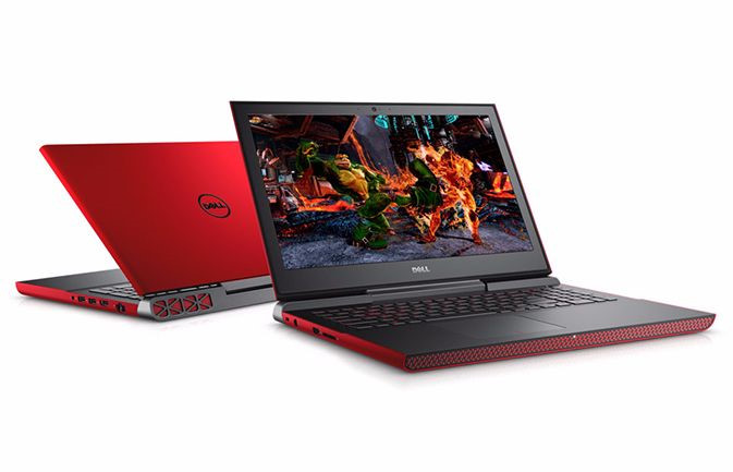 Dell Inspiron 15 7000: Dell chỉ cung cấp 2 màu sắc cho Inspiron 15 7000 gồm đen tuyền và đỏ tươi ở phần khung vỏ. Với giá bán từ 799 USD, laptop gaming giá rẻ của Dell sở hữu cấu hình mạnh với đồ họa GTX 1050 Ti, màn hình 4K và chip Intel core i7.