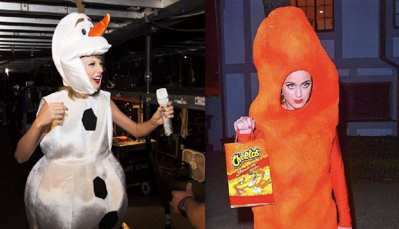 Trong lễ hội Halloween, Taylor Swift và Katy Perry cũng sẽ đụng hàng ý tưởng về trang phục với nhau.