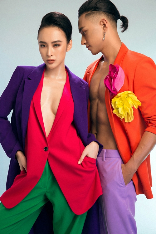 Angela Phương Trinh diện loạt đồ theo phong cách menswear, hóa cool ngầu không kém cạnh chàng host của The Face 2017.