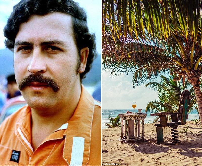 Pablo Escobar (ảnh trái) là một trùm buôn ma túy người Colombia, với khối tài sản ước tính khoảng 31 tỷ USD. Escobar đã mua dinh thự này vào những năm 1980.