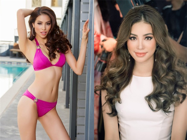 Hoa hậu Phạm Hương tăng cân đáng kể so với lúc tham dự Miss Universe 2015 tại Mỹ. 