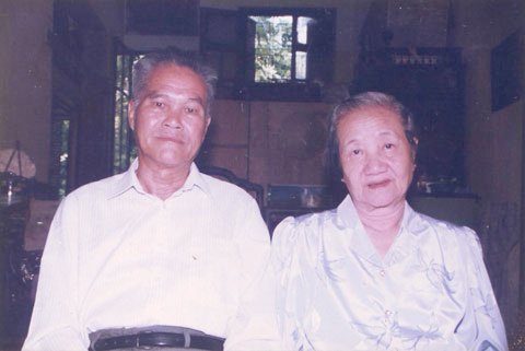 Ông Nguyễn Dực và bà Lê Thị Tý (Ảnh: Ông Nguyễn Lân Bình cung cấp)