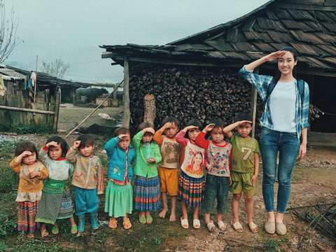 Hoa hậu Mỹ Linh thông báo bình an sau khi bị mất liên lạc tại vùng lũ Yên Bái