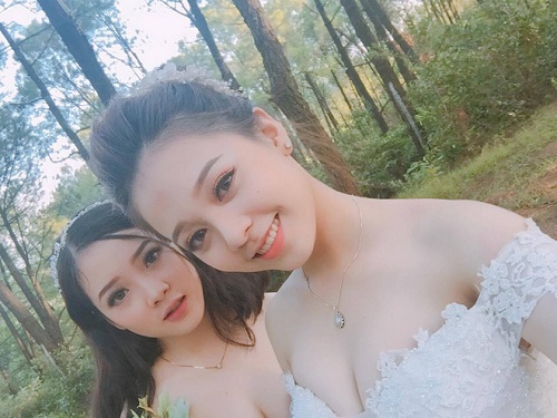 Hai cô dâu khuấy động MXH Việt vì ngoại hình bắt mắt