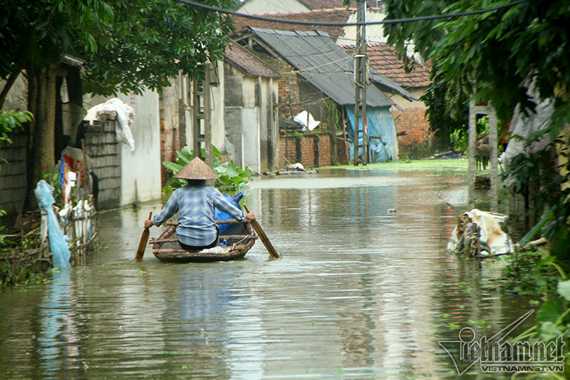 lũ lụt,mưa lụt,ngập lụt,lũ lụt ở Chương Mỹ,vỡ đê,mưa lũ,ngập lụt ở Hà Nội
