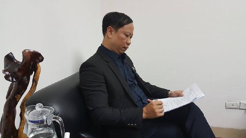 Luật sư Trần Quốc Toản - Phó trưởng đại diện văn phòng luật sư Trương Anh Tú - Đoàn luật sư TP Hà Nội. Ảnh: Diệu Bình