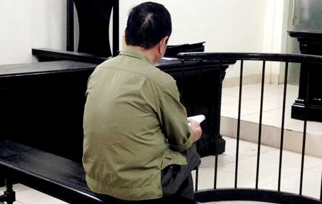 Bị cáo Trịnh Quang Thành tại phiên xét xử