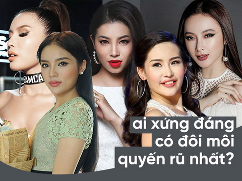 Ai trong số mỹ nhân Việt là người sở hữu đôi môi tều quyến rũ nhất?