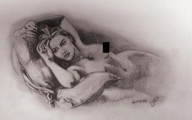 Bức tranh vẽ Kate Winslet của đạo diễn James Cameron
