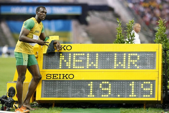 Bolt đang nắm giữ hàng loạt kỷ lục thế giới