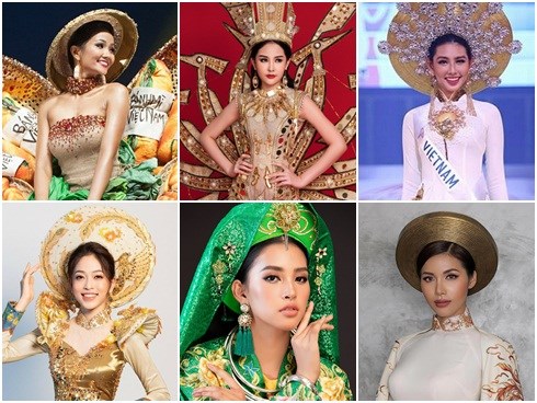 Dàn mỹ nhân Việt mặc quốc phục lên sàn đấu thế giới: Ai gây ấn tượng mạnh nhất?